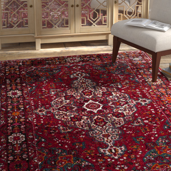 Bloomsbury Market Mcconnell Oriental Red Area Rug & Reviews Wayfair